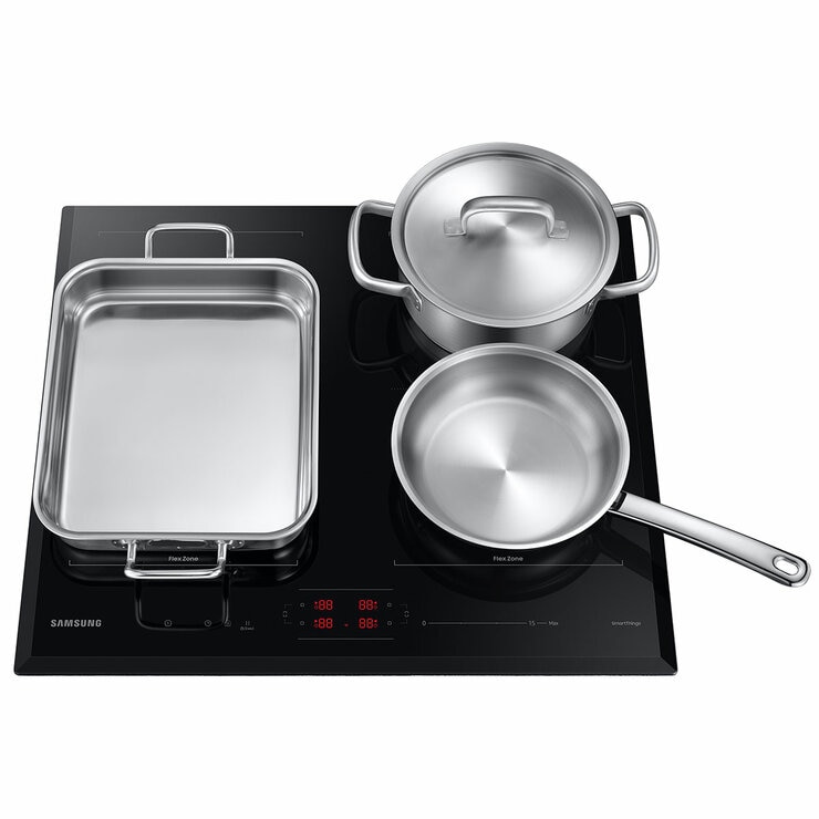 Samsung Series 5 NZ64B5066KK, Slim Fit Induction Hob with Dual Flex Zone