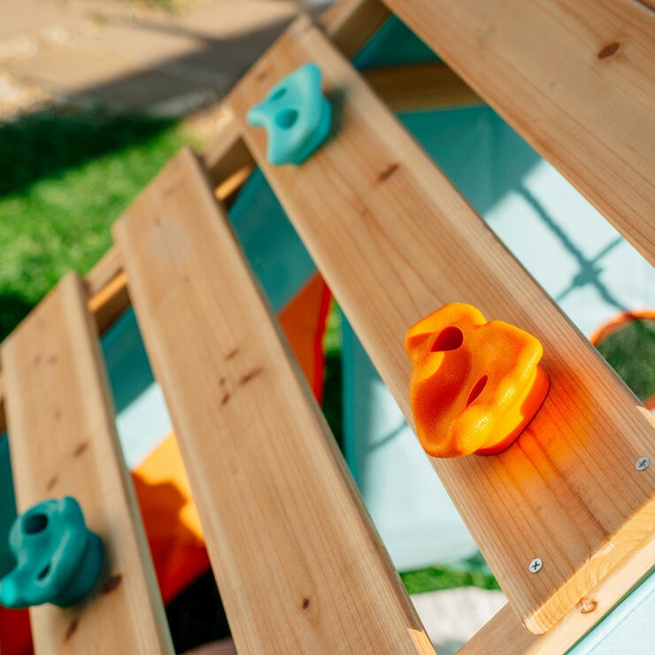Lifestyle image of the rock climbing wall Lifestyle image of the rock climbing wall