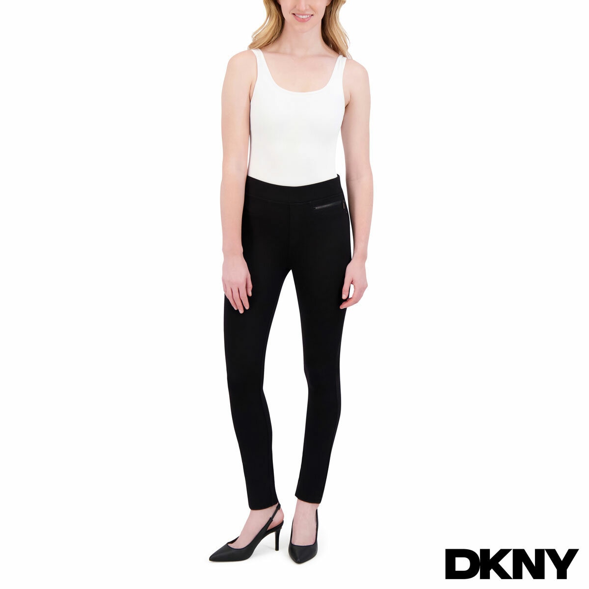 DKNY Ladies Pull on Ponte Pant