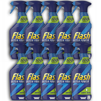 Flash Ultra Antibacterial Spray, 10 x 500ml