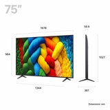 LG 75NANO80A6B 75 Inch NANO 4K Ultra HD Smart TV