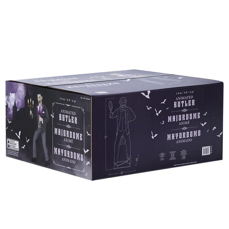 Halloween 6ft (1.82m) Animated Butler
