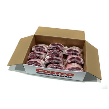Kirkland Signature British Lamb Loin Chops Case Sale, Variable Weight 15kg - 20kg 