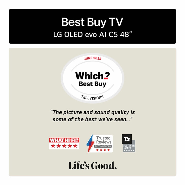 LG OLED48C55LA 48 Inch OLED 4K Ultra HD Smart TV
