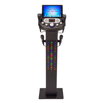 Easy Karaoke Bluetooth Pedestal Karaoke System with Light Effects, EKS468BT