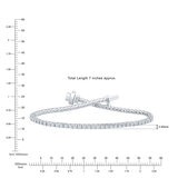 2.00ctw Diamond Tennis Bracelet, 18ct White Gold