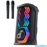 Soundcore Rave 3S AI Party Speaker with 2 Wireless Microphones