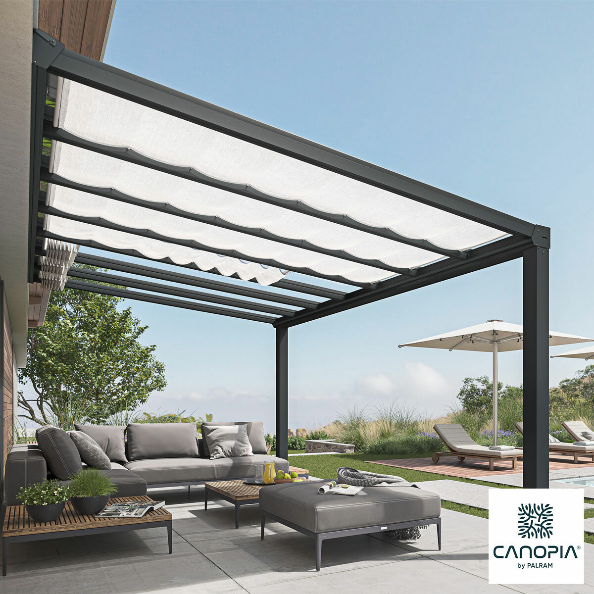Palram Canopia Stockholm Patio Cover Roof Blinds