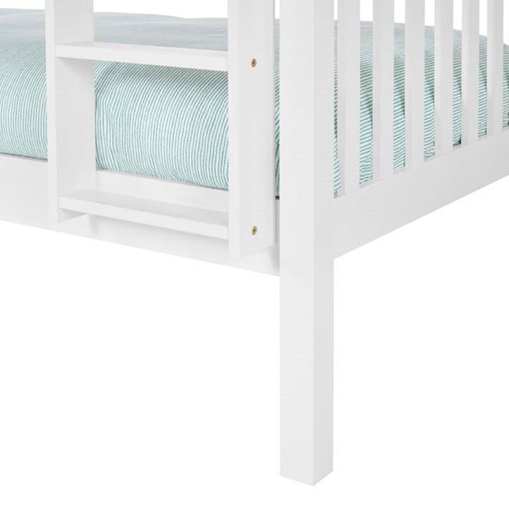 Metro Wooden Bunk Bed in Opal White Costco UK