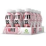 UFit Strawberry Protein Shake, 12 x 310ml