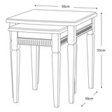 Gallery Bronte Taupe Nest of 2 Tables