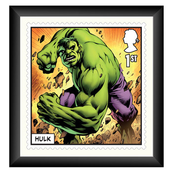 Marvel The Incredible Hulk Framed Royal Mail® Collectable Stamp Print
