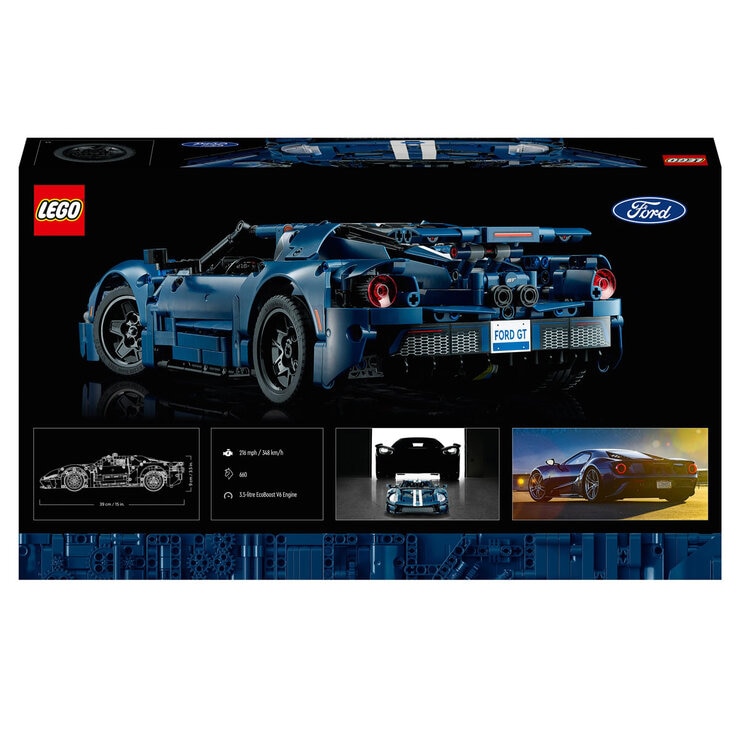 Buy LEGO Technic 2022 Ford GT Back of Box Images at Costco.co.uk