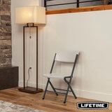 Lifetime Bypass Commercial Grade Folding Chairs, 4 Pack