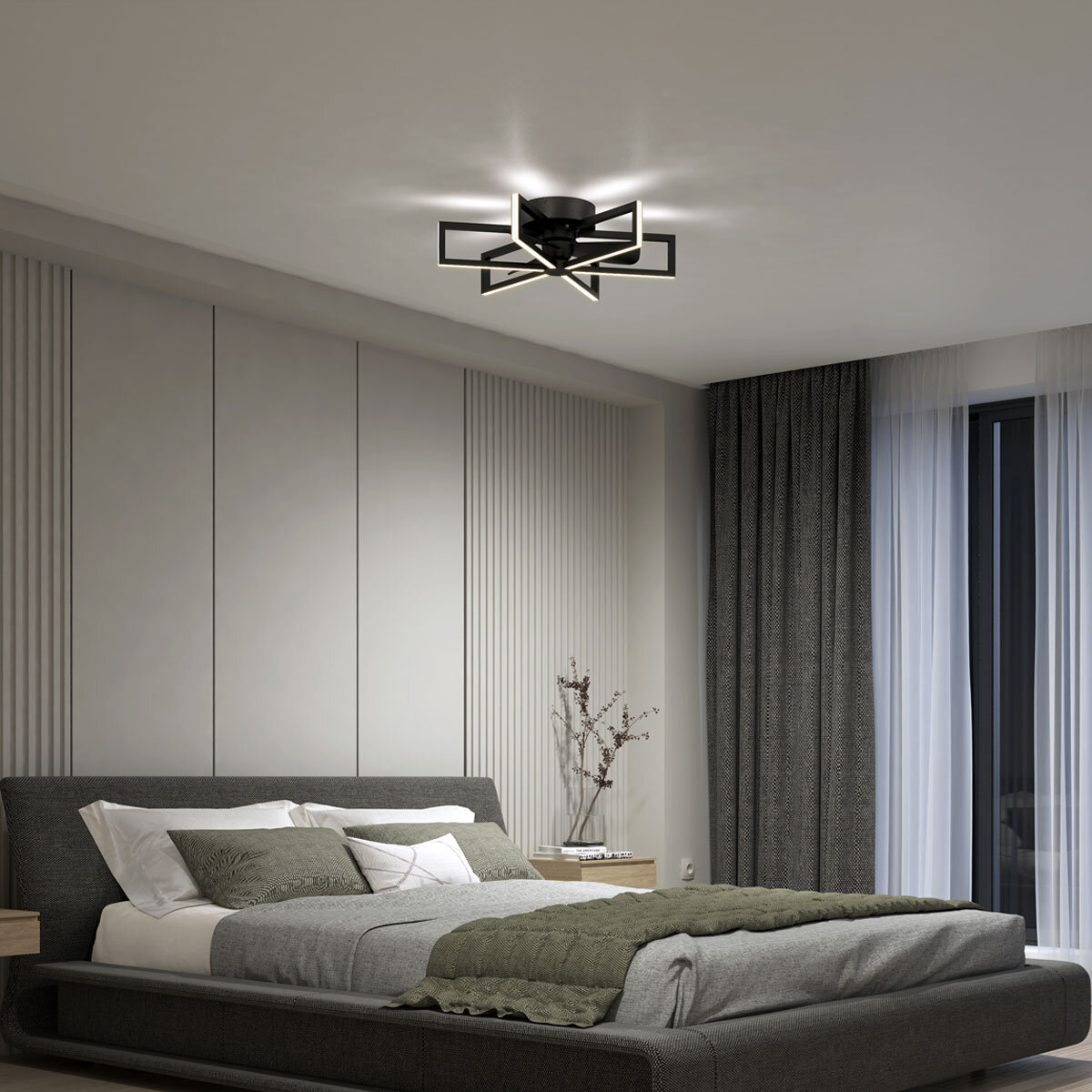 Artika Swirl 26" (66.5cm) Fan Light with Remote Control