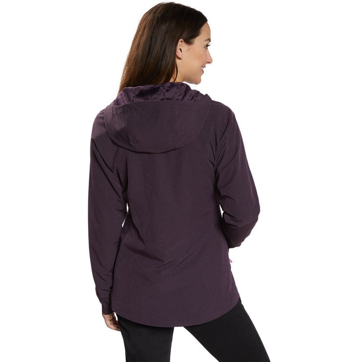 Kirkland Signature Women's Softshell Jacket in Plum, small Costco UK