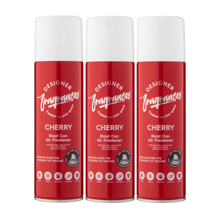 Designer Fragrances Blast Can Air Freshener, 3 x 100ml Designer Fragrances Blast Can Air Freshener, 3 x 100ml
