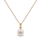 7.5mm Akoya Pearl Pendant, 18ct Yellow Gold