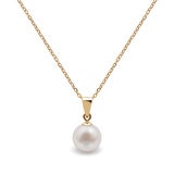 7.5mm Akoya Pearl Pendant, 18ct Yellow Gold