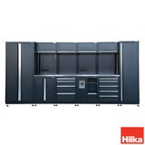 Hilka Garage Industrial 15 pc Modular Cabinet Set