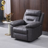 Lucca Grey Fabric Power Recliner Armchair