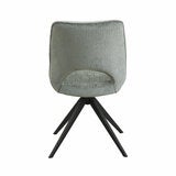 Jordan Ceramic Extending Dining Table + 6 Grey Chairs, Seats 6-8
