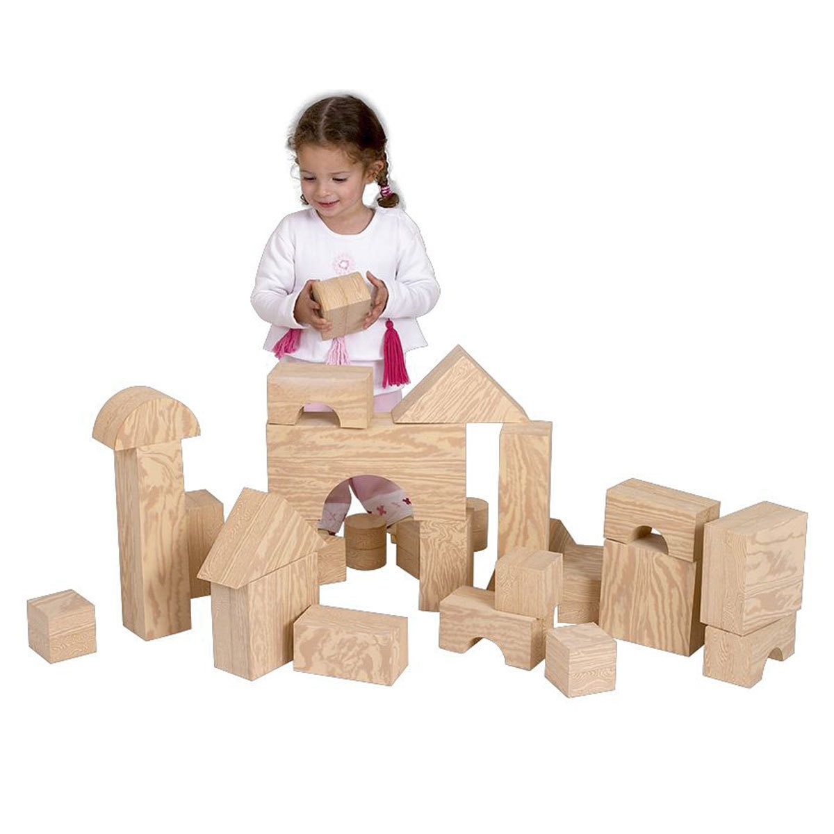 Eudufoam: Big Wood-Like Block Building Set