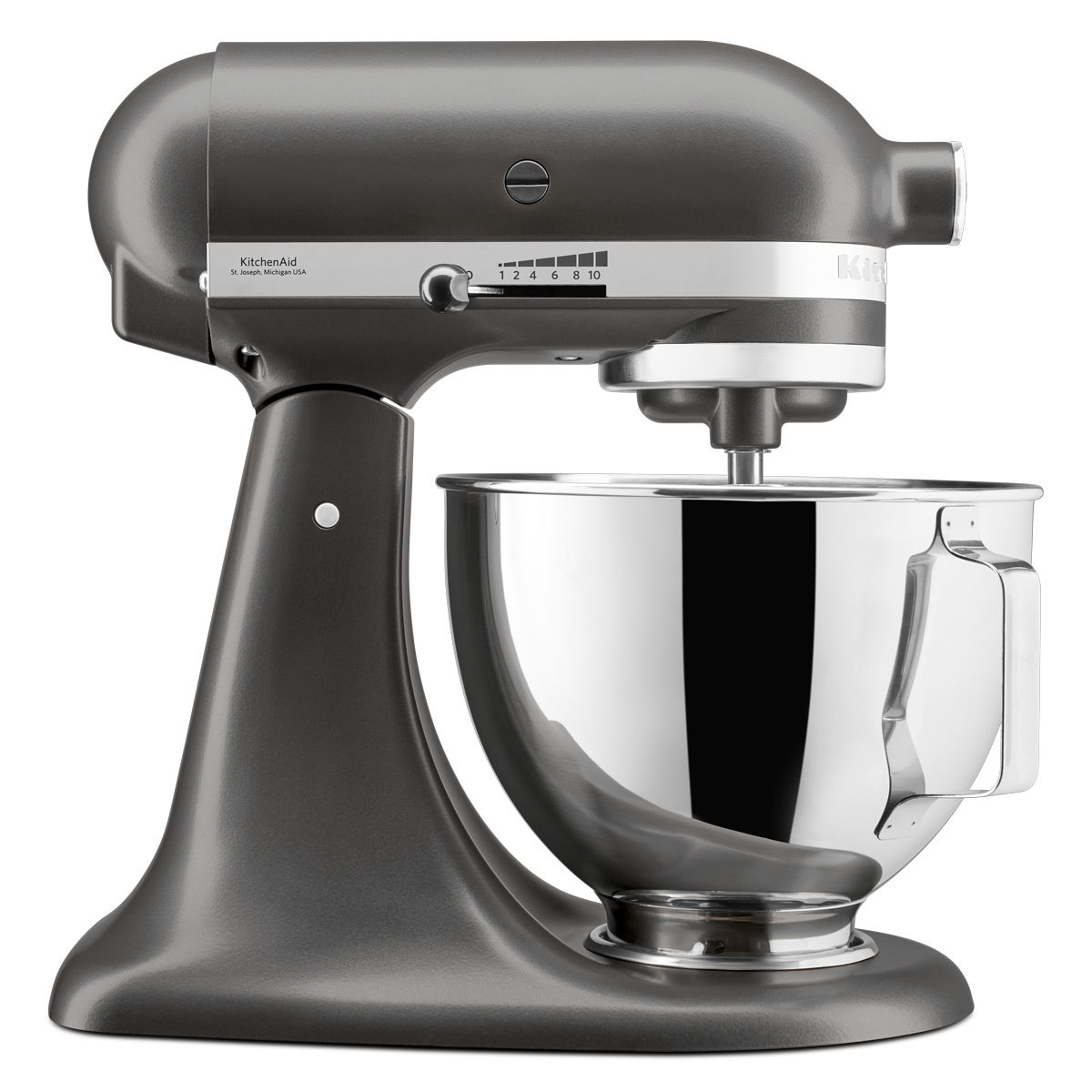 Elegant 4.3L Stand Mixer With Pouring Shield & 3 Attachments Kitchenaid ...