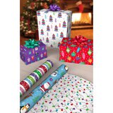 Kirkland Signature 540ft² (50.2m²) Bright Double Sided Gift Wrap - 2 Packs of 3
