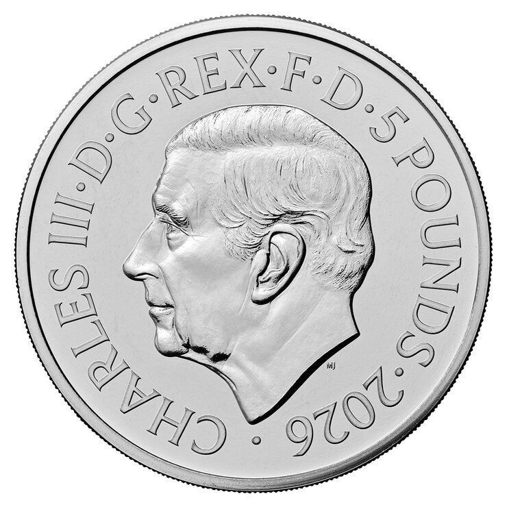 100th Anniversary of the Birth of Queen Elizabeth II 2026 UK £5 Silver Proof Coin 100th Anniversary of the Birth of Queen Elizabeth II 2026 UK £5 Silver Proof Coin