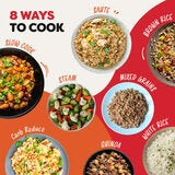 Lifestyle image showing 8 ways to cook Lifestyle image showing 8 ways to cook
