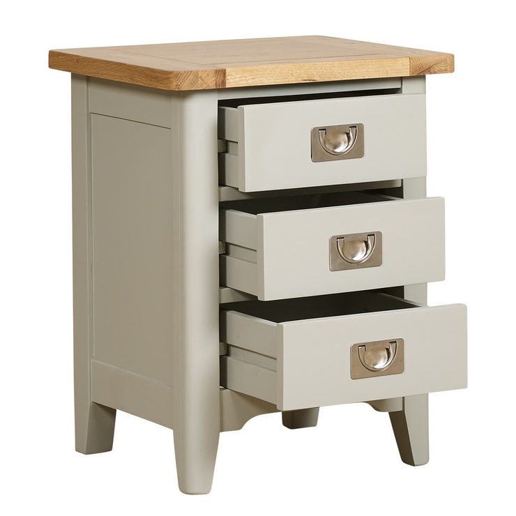Bordeaux Painted 3 Drawer Nightstands, 2 Pack Costco UK