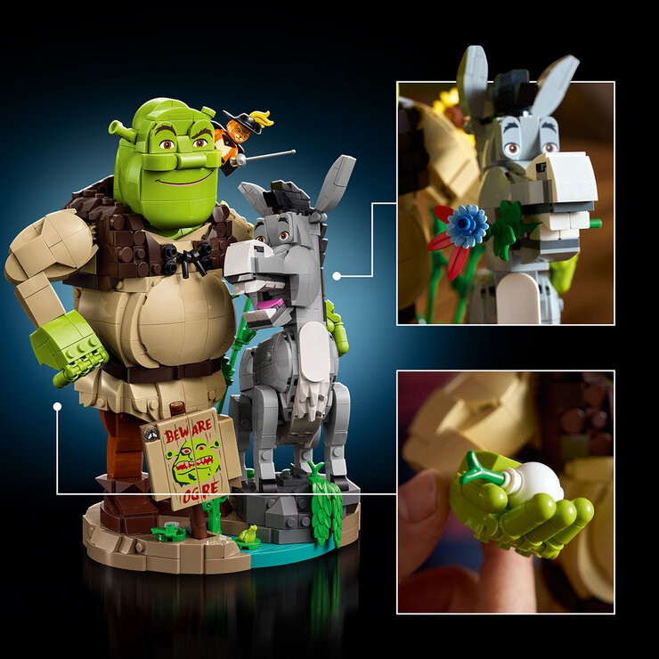LEGO Shrek Shrek, Donkey & Puss in Boots - Model 72423 (18+ Years)