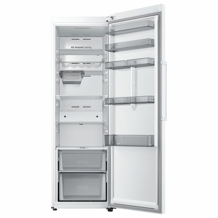 Samsung RR39C7BB7WW, 387L Upright Fridge, E Rated in Silver Samsung RR39C7BB7WW, 387L Upright Fridge, E Rated in Silver