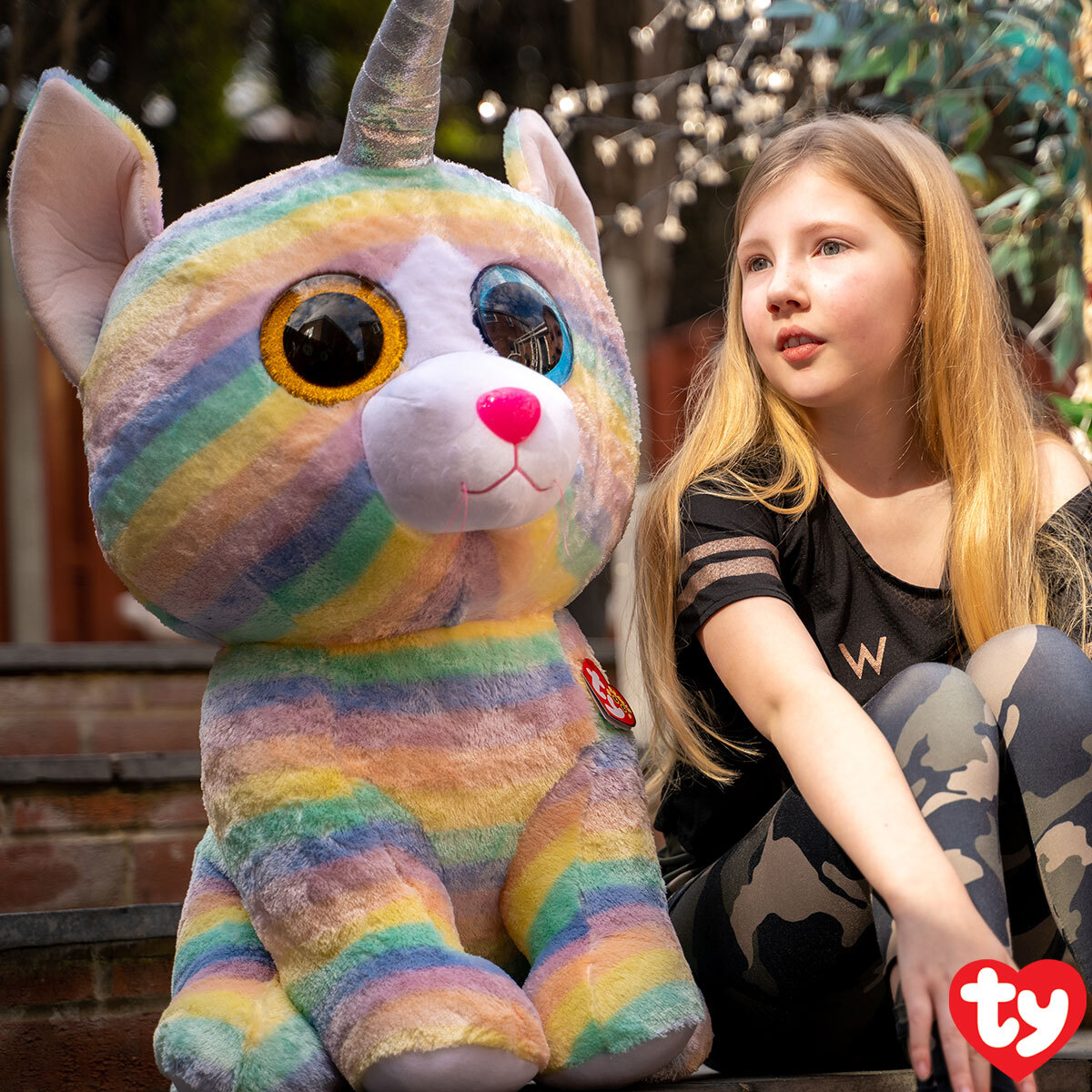 Bereid Luchtvaartmaatschappijen Ecologie Ty Beanie Boo XL 25" (63.5cm) Heather Cat Plush Collectable Toy (1+ Years)  | Costco UK