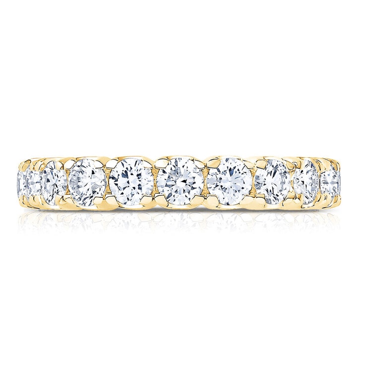2.00ctw Round Brilliant Cut Diamond Eternity Ring, 18ct Yellow Gold