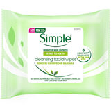 Simple Kind to Skin 150 Cleansing Facial Wipes, 6 x 25 Pack