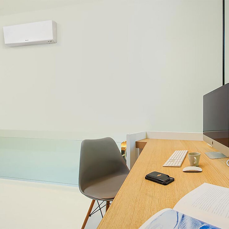Installed Daikin Perfera 2.0kW Single Split Air Conditioning Unit for Commercial Application