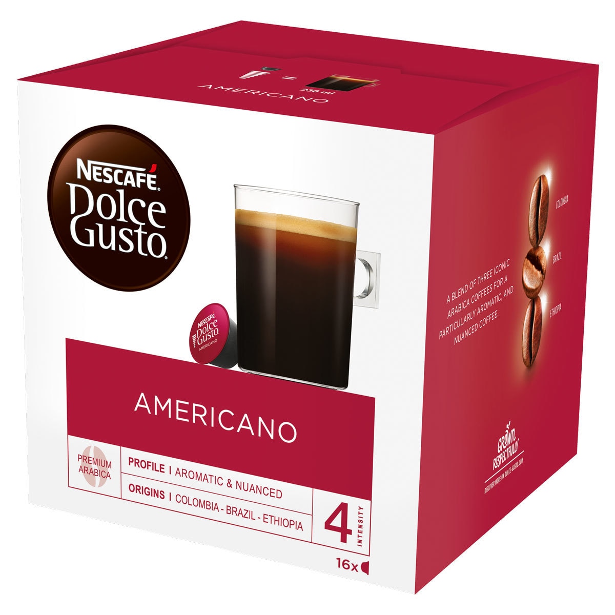 Nescafe Dolce Gusto Americano Coffee Pods 48 Servings