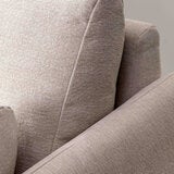Gallery Oakwood Natural 3 Seater Fabric Sofa