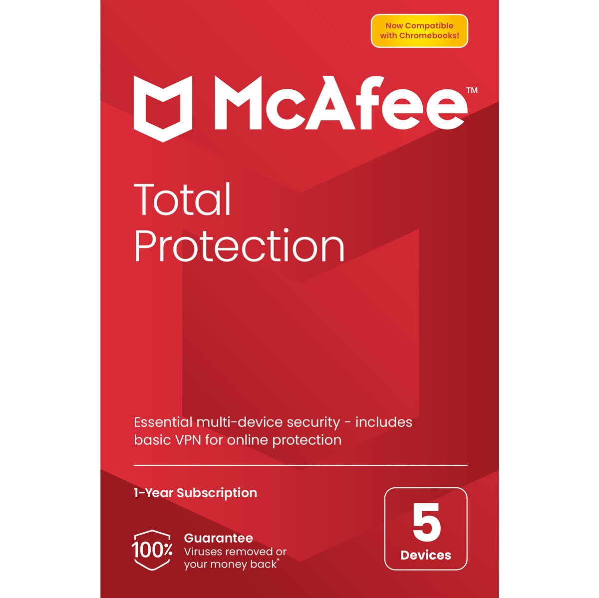 Mcafee Total Protection 5 Device, 1 Year Costco UK