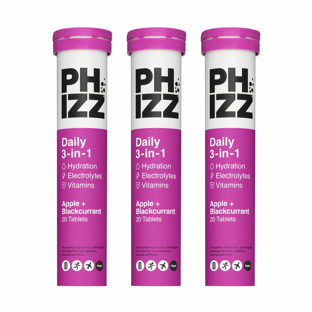 image of Phizz effervescent electrolytes in apple & black currant image of Phizz effervescent electrolytes in apple & black currant