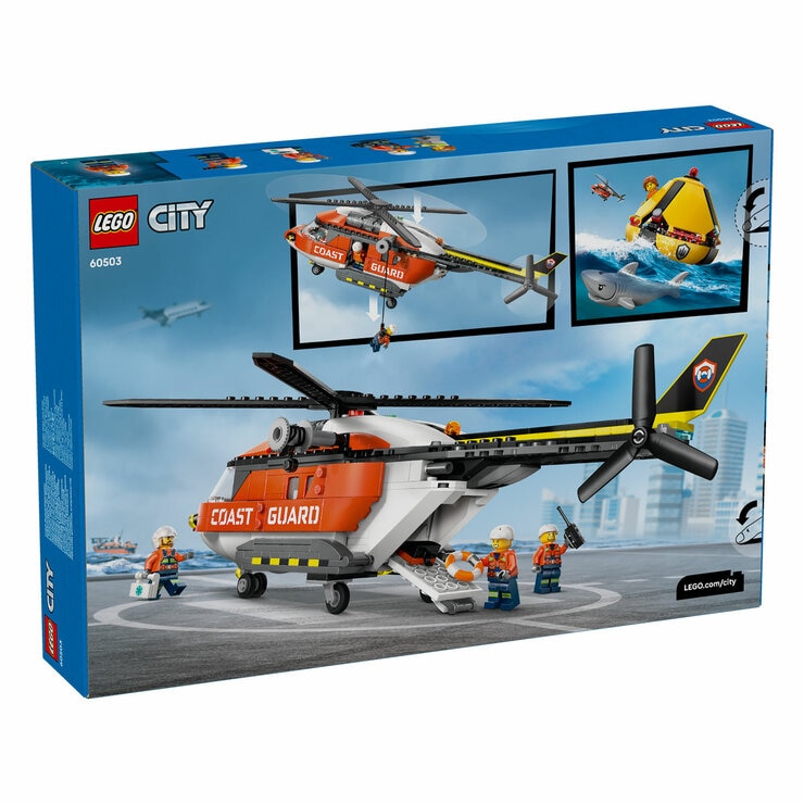 LEGO City Coast Guard with Helicopter - Model 60503 (7+ Years)