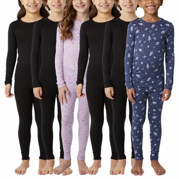 32 Degrees Heat Kids Baselayer Set, 4 Pack