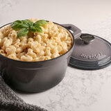 BergHOFF Neo Cast Iron Round Stockpot, 20cm/2.8L in Grey