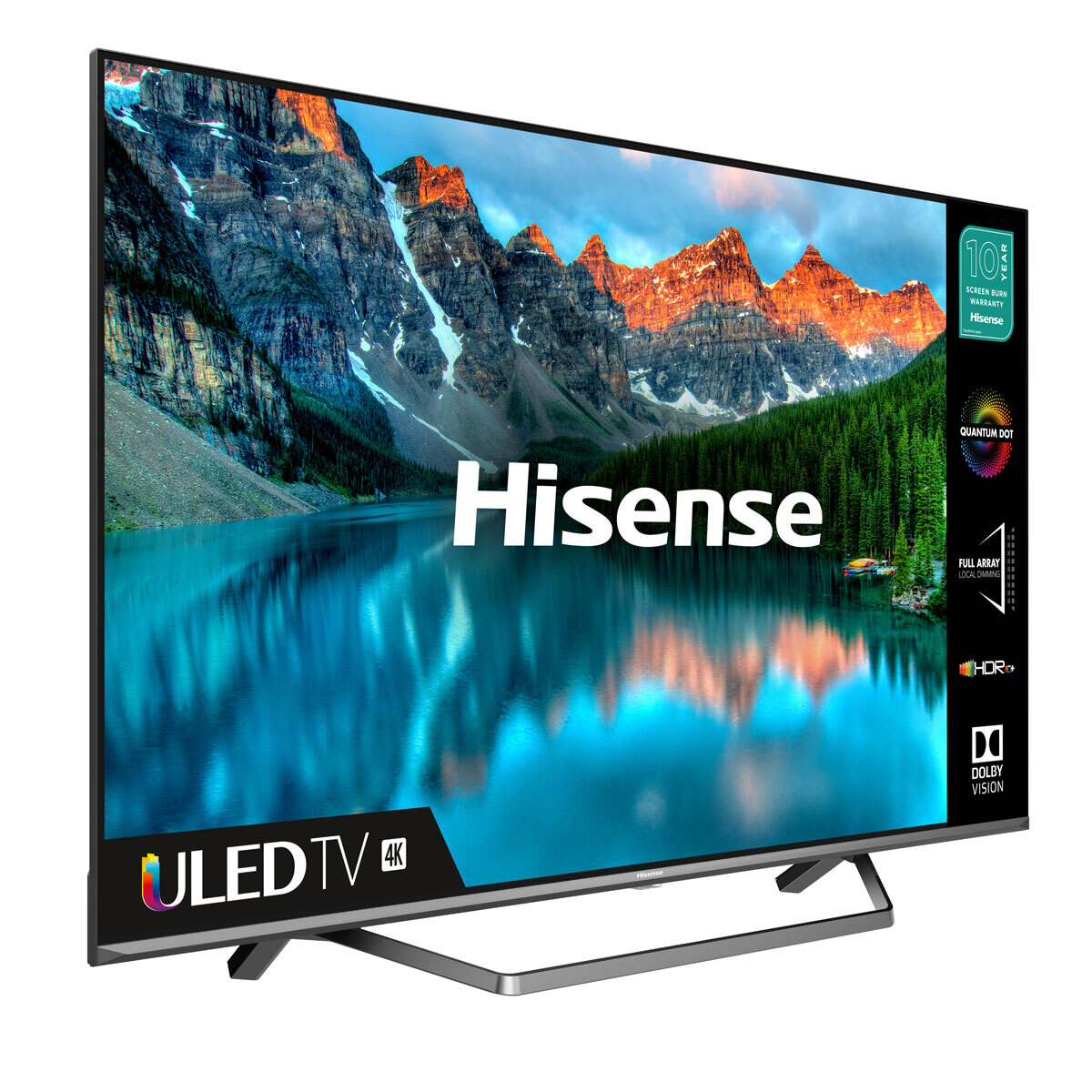Hisense H55U7QFTUK 55 Inch QLED 4K Ultra HD Smart TV | Costco UK