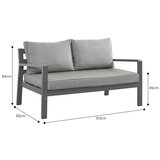 Stone Garden 5 Piece Deep Seating Fire Patio Set in Two Colours