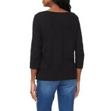Kirkland Signature Ladies Boatneck Tee in Black