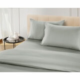 Welhome 500 Thread Count Lyocell Cotton Blend Duvet Set in Silver, Double