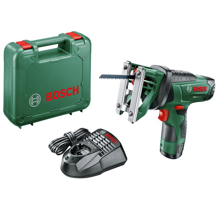 Bosch EasySaw 12V Cordless Jigsaw MultiSaw with Battery Pack (1 x 2